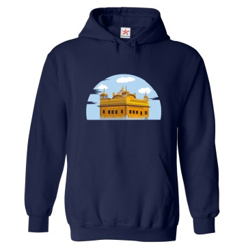 Gurdwara Sikh Golden Temple Punjab Print Unisex Unisex Kids & Adult Pullover Hoodie																		